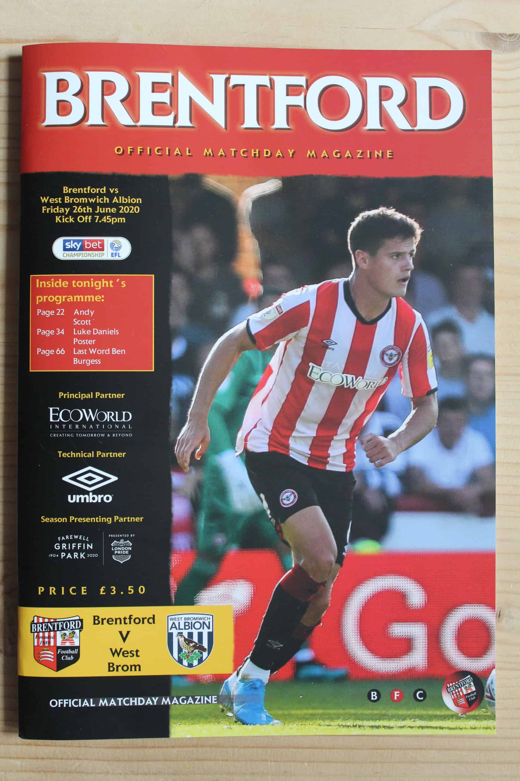 Brentford FC v West Bromwich Albion FC 